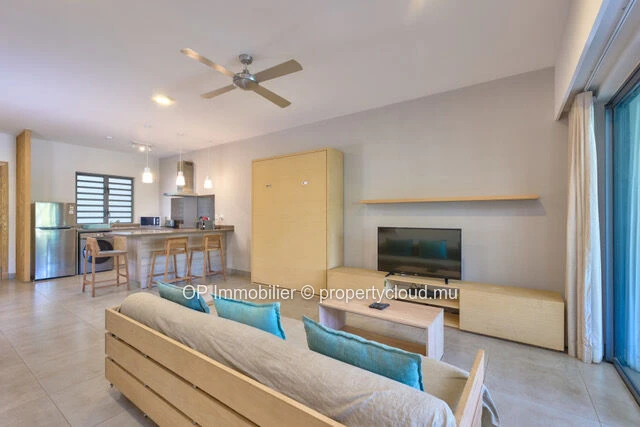 Appartement moderne à Mont Choisy avec piscine à deux pas de la plage de Trou aux Biches