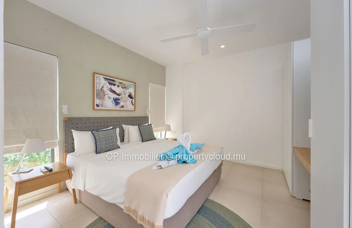 3-bedroom apartment with a pool for sale in Pointe aux Canonniers