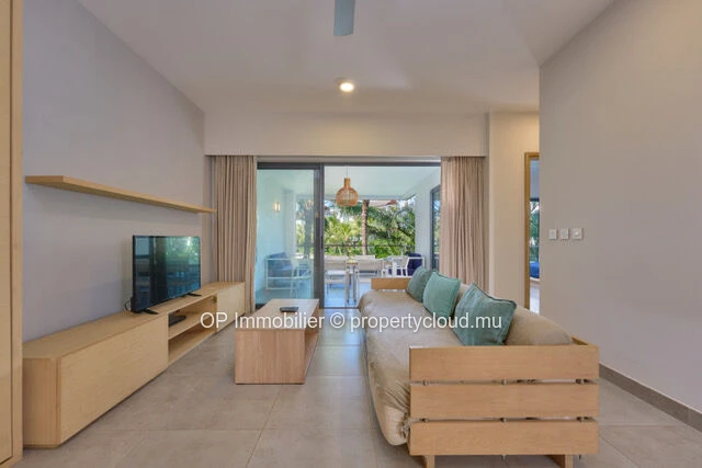 Appartement moderne à Mont Choisy avec piscine à deux pas de la plage de Trou aux Biches
