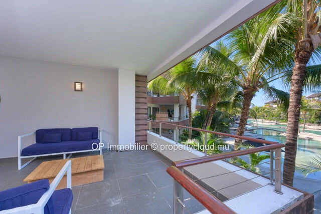 Appartement moderne à Mont Choisy avec piscine à deux pas de la plage de Trou aux Biches
