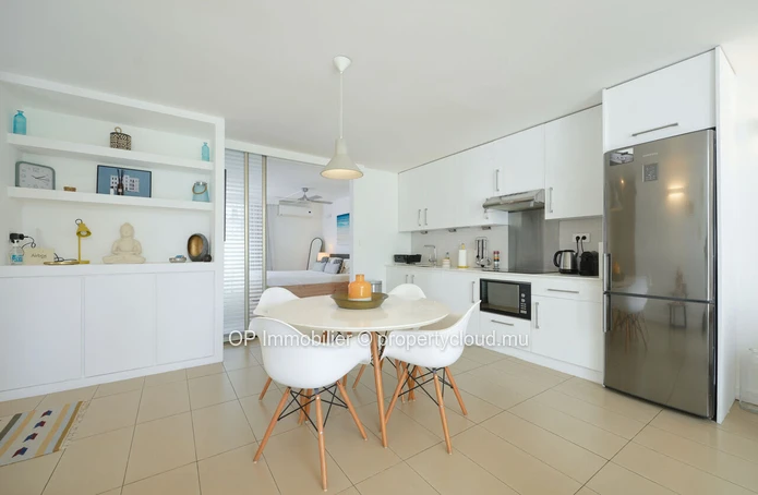 "Charming Apartment with Sea View in Mon Choisy, Trou aux Biches - Fully Furnished, Communal Pool - Close to Amenitie...