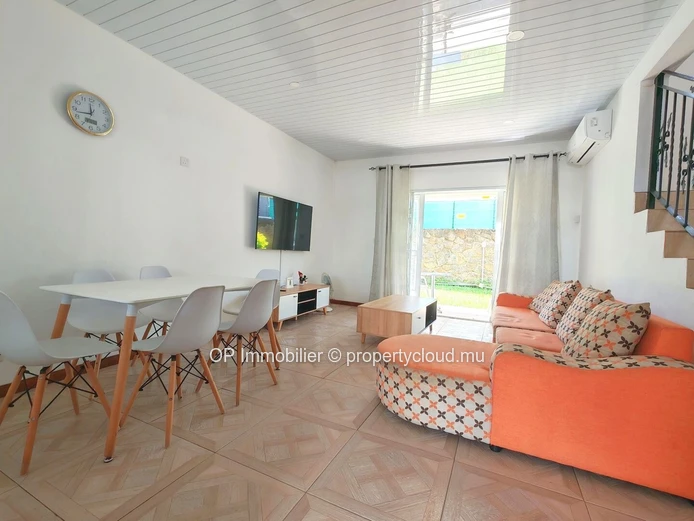 Elegant 3-Bedroom Furnished Duplex with Shared Pool in Prime Grand Baie Location