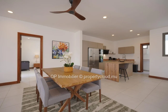 Luxury G+2 Apartment with Pool in Pointe aux Canonniers - Fully Furnished with Garage & Fitness Room, Close to Amenit...