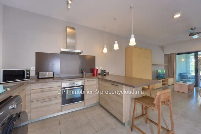 Appartement moderne à Mont Choisy avec piscine à deux pas de la plage de Trou aux Biches