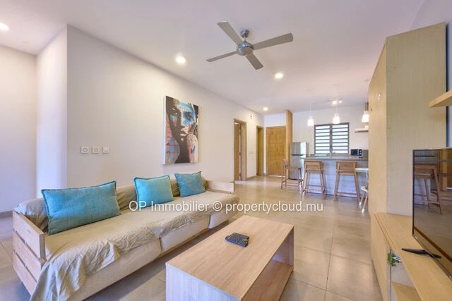 Appartement moderne à Mont Choisy avec piscine à deux pas de la plage de Trou aux Biches