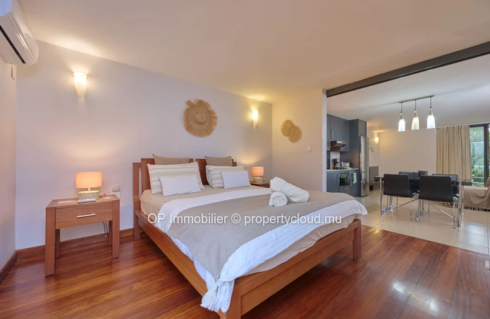 Appartement moderne avec piscine à deux pas de la plage de Trou aux Biches à Mon Choisy