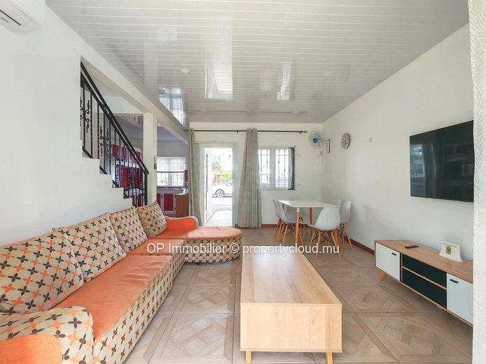 Elegant 3-Bedroom Furnished Duplex with Shared Pool in Prime Grand Baie Location