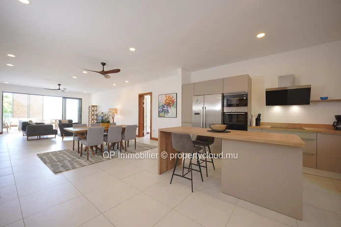 Luxury G+2 Apartment with Pool in Pointe aux Canonniers - Fully Furnished with Garage & Fitness Room, Close to Amenit...
