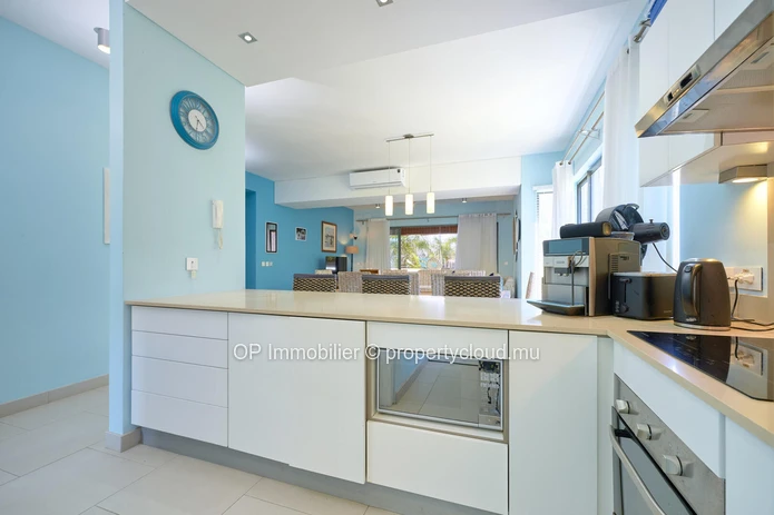 Modern 3-bedroom apartment with private pool in prime Bain Boeuf location near Grand Baie