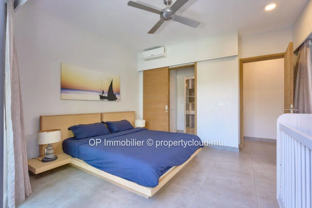 Appartement moderne à Mont Choisy avec piscine à deux pas de la plage de Trou aux Biches