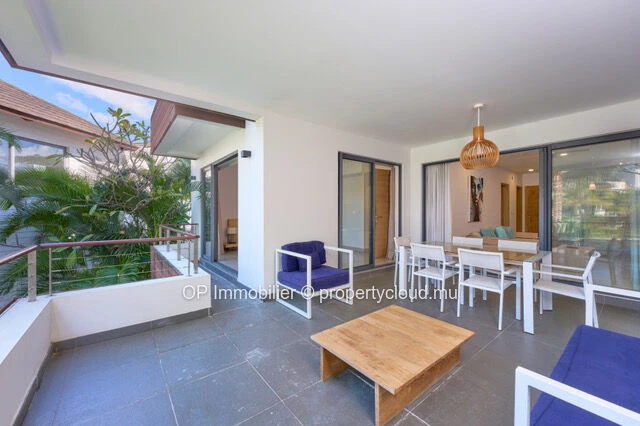 Appartement moderne à Mont Choisy avec piscine à deux pas de la plage de Trou aux Biches